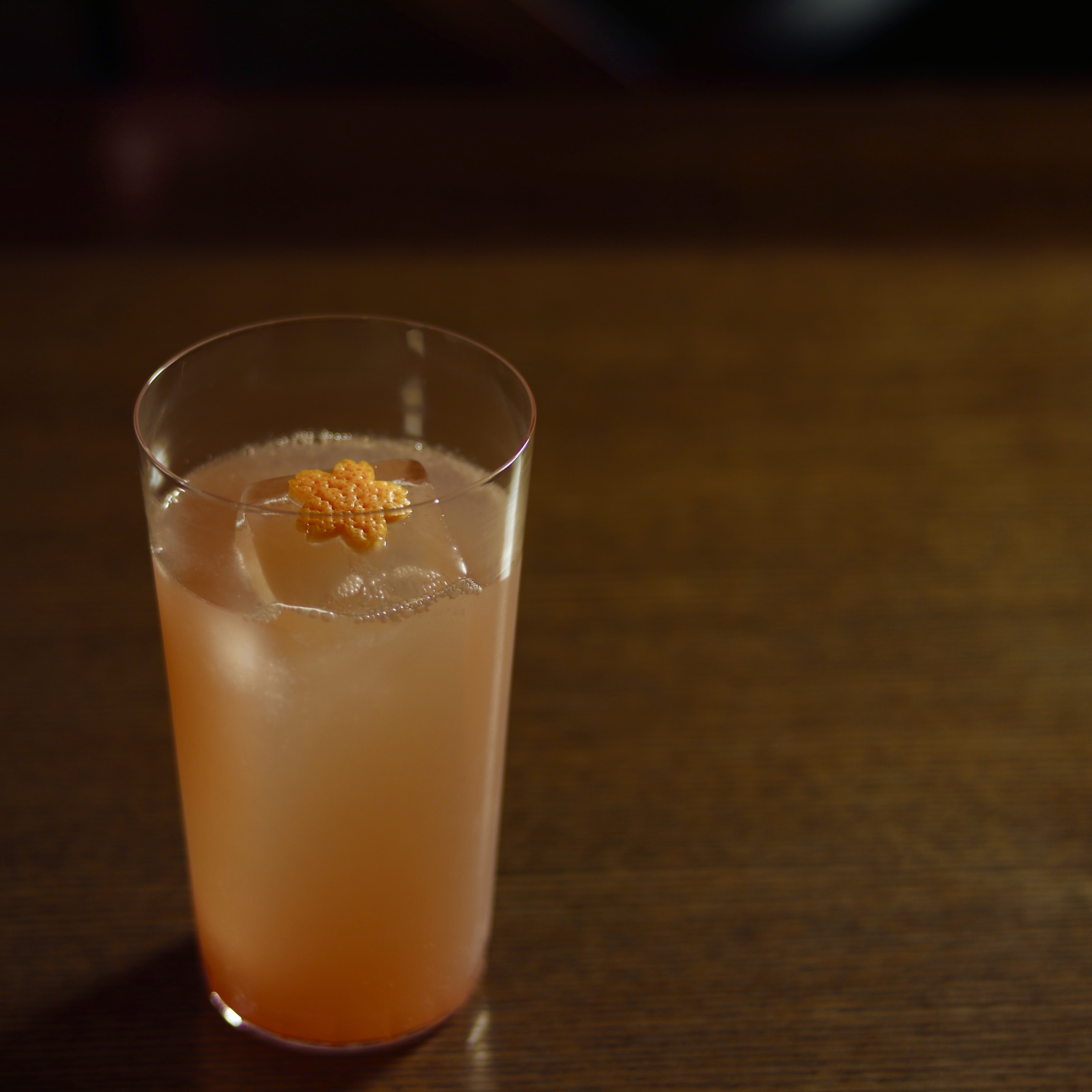 桜カクテル「さくらのみや」｜天満のバーBAR ALBAの春限定カクテル